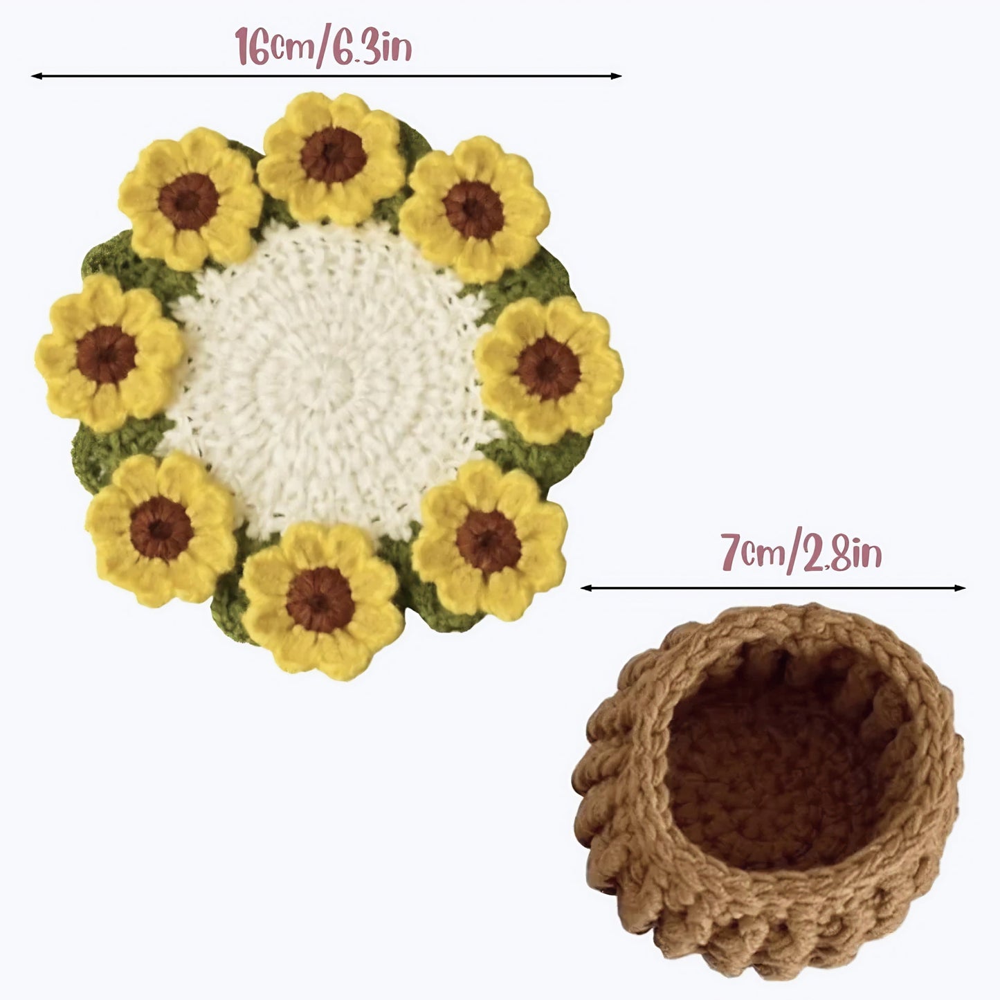 Handmade Crochet Coaster
